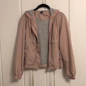 H&M Pale Pink Windbreaker Jacket
